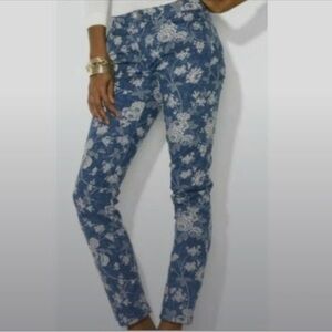 Lauren Ralph Lauren Floral modern straight ankle leg Jeans size 6
